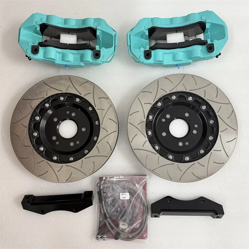 Forged Front Brake Caliper 4 Piston - Leistungstuning-Bremssystem Vorne Hinten Geschmiedeter 6- &
