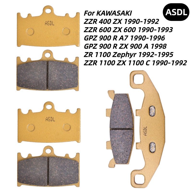 Carbon Ceramic Motorcycle Brake Rotor - Motorrad Vorder- und Hinterrad-Bremsbeläge für KAWASAKI