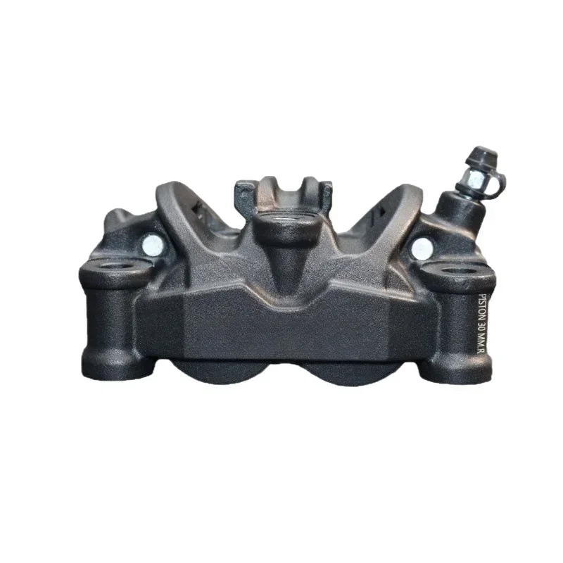 Forged Front Brake Caliper 4 Piston - Klarer Geschmiedeter Bremssattel Asymmetrisch 4 Kolben