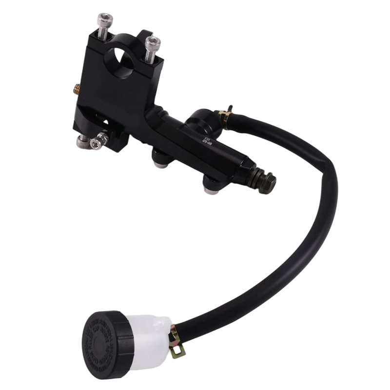 Motorcycle Thumb Brake System Kit - WF-Motorrad Hintere Hauptbremspumpe Zylindergriff-Set Aluminiumlegierung Daumenbremshebel